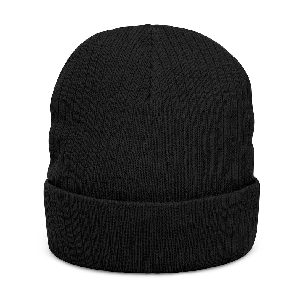 Muscle Phonktion Embroidered Ribbed Knit Beanie