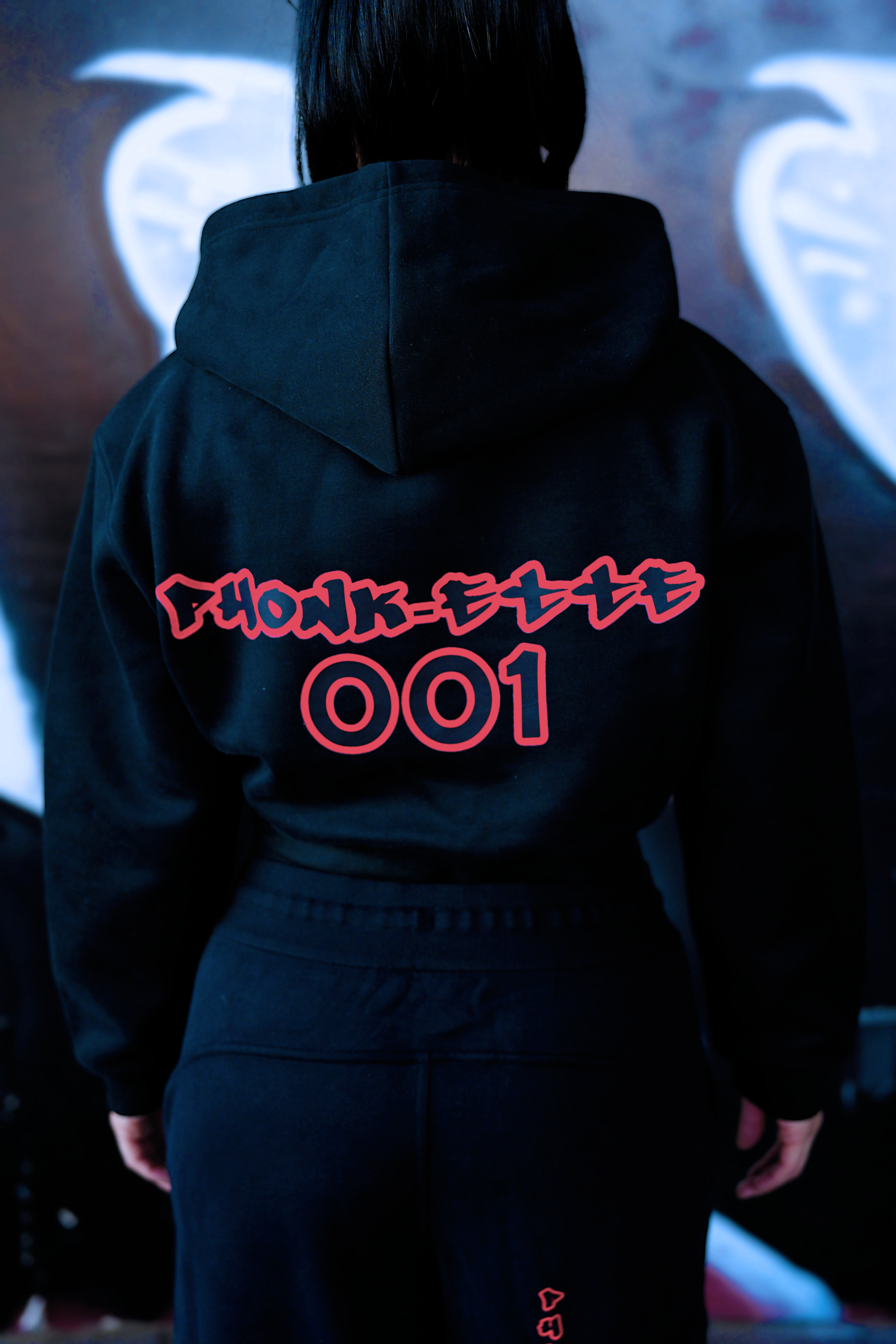 "LADY ESPANA"  Cropped Hoodie