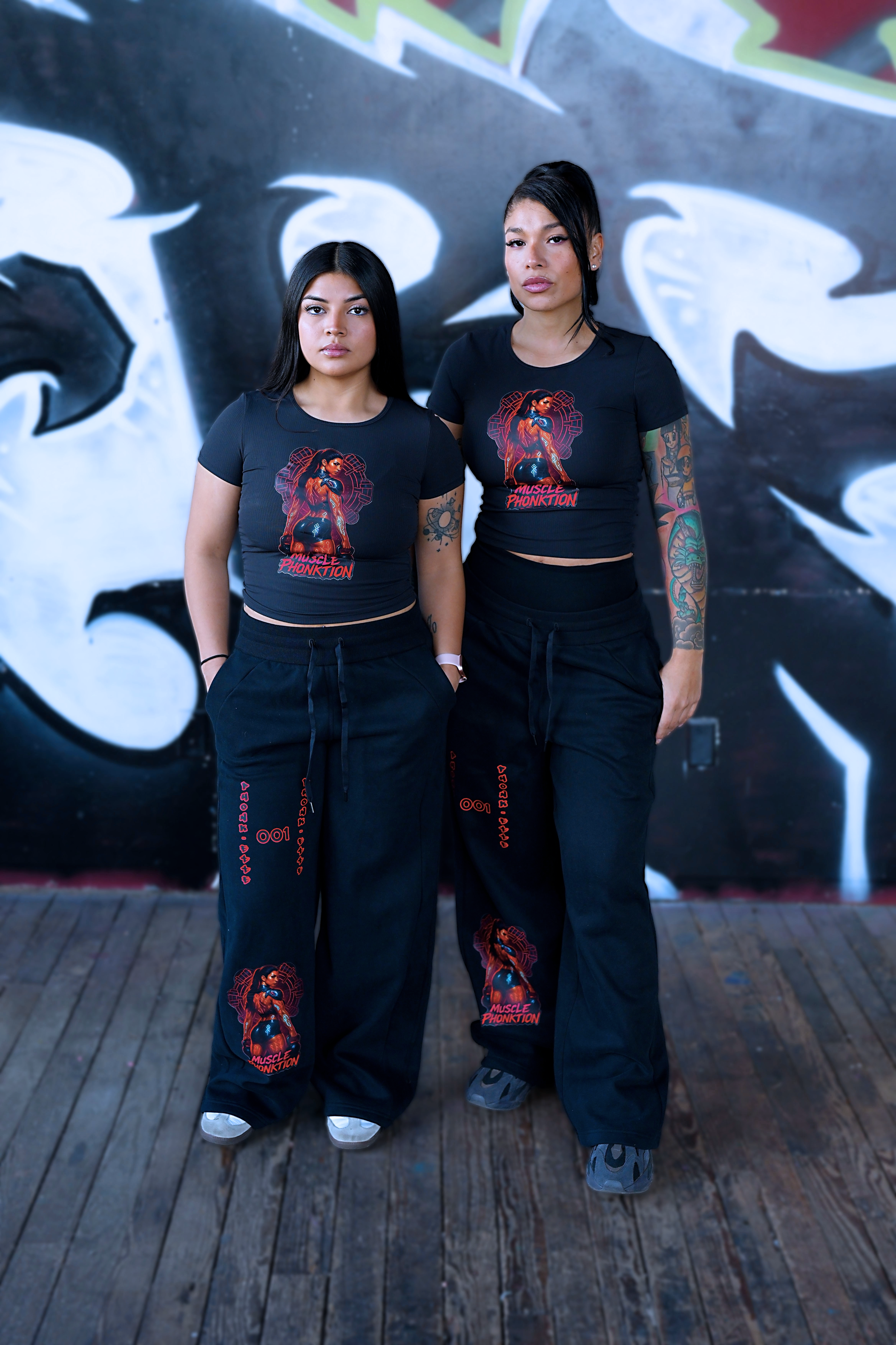 "LADY ESPANA" Straight-Leg Sweatpants