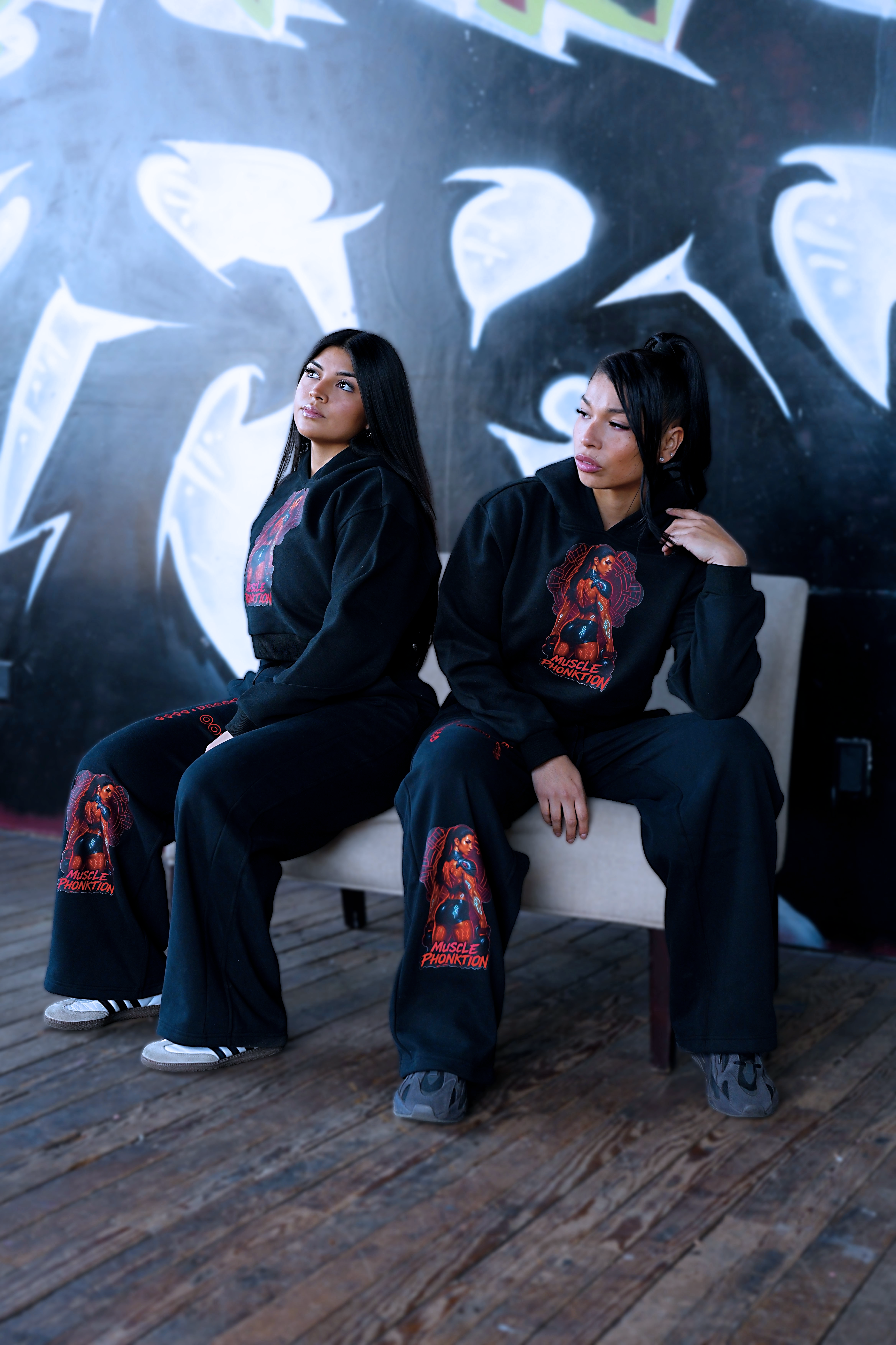 "LADY ESPANA" Straight-Leg Sweatpants